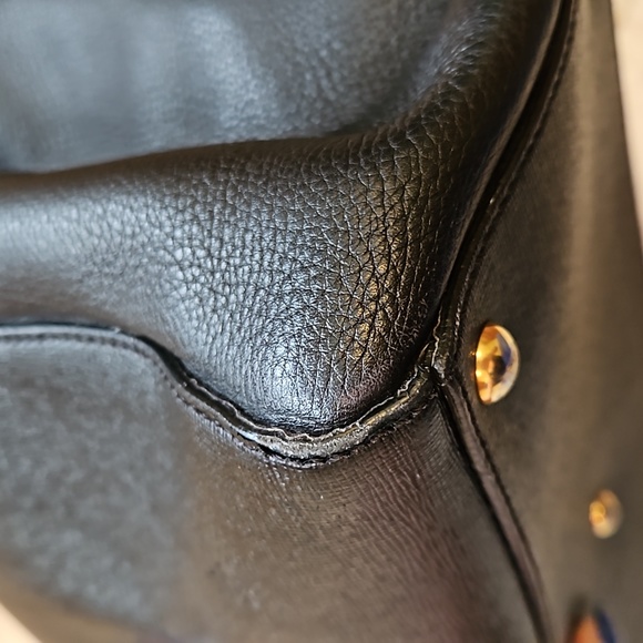 Fendi 2 Jours Black Leather Bag - Picture 5 of 15